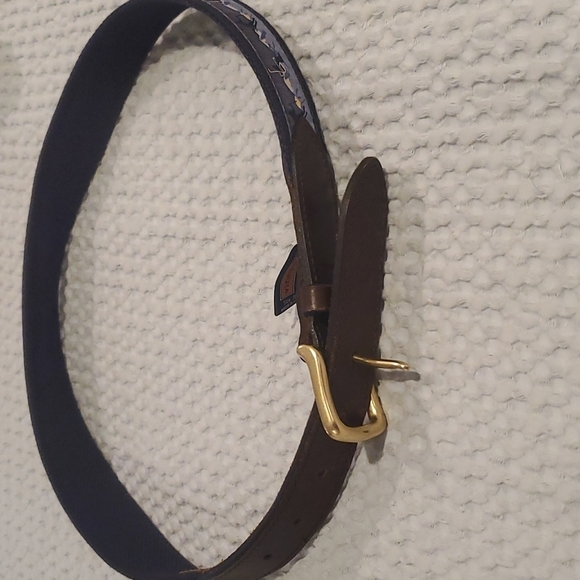 Vineyard Vines Other - 𝅺Vineyard Vines Fabric and Leather Belt Size 30